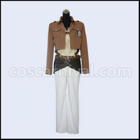 Attack on Titan Scout Regiment Coat Cosplay Costume coscarnival - Back View