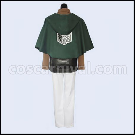 Attack on Titan Scout Regiment Coat Cosplay Costume coscarnival - Side Profile