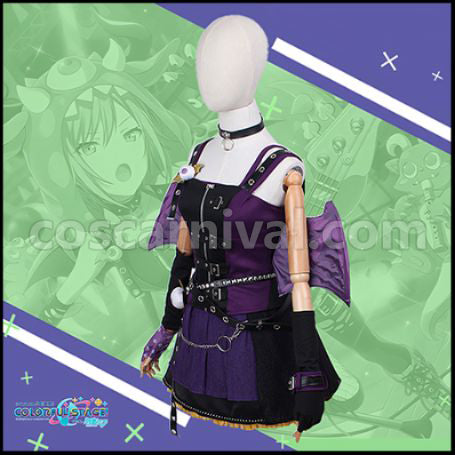 Hatsune Miku: Colorful Stage! Shiho Hinomori Cosplay Costume coscarnival - Side Profile