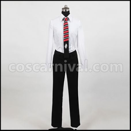 Blue Exorcist Okumura Yukio Cosplay Costume Revised Version coscarnival - Collar Design