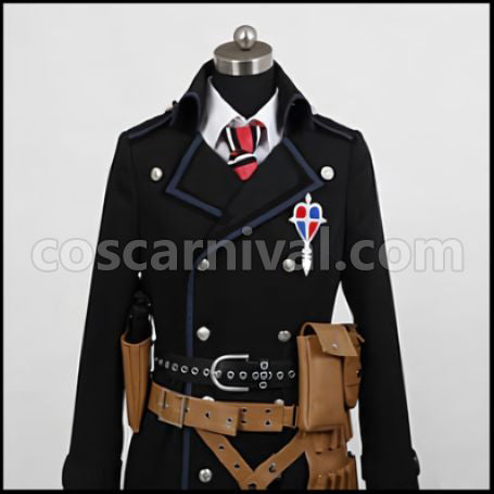 Blue Exorcist Okumura Yukio Cosplay Costume Revised Version coscarnival - Cuff Style