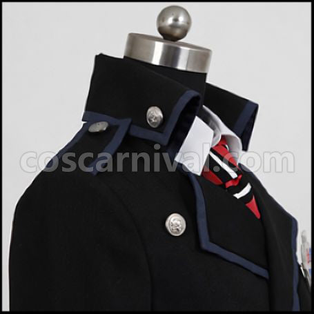 Blue Exorcist Okumura Yukio Cosplay Costume Revised Version coscarnival - Color and Pattern