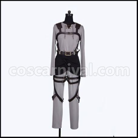 Attack on Titan Trainee Corps Eren Yeager Cosplay Costume coscarnival - Detail Close-up