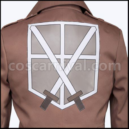 Attack on Titan Trainee Corps Eren Yeager Cosplay Costume coscarnival - Cuff Style