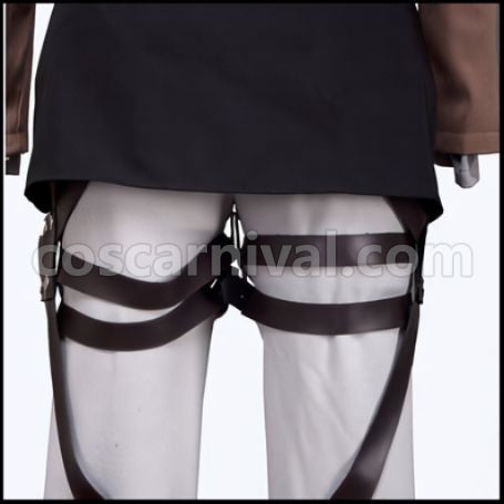 Attack on Titan Trainee Corps Eren Yeager Cosplay Costume coscarnival - Hem Detail