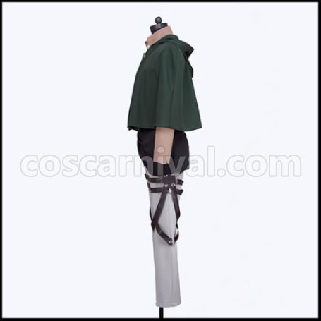 Attack on Titan Survey Corps Uniform Cosplay Costume coscarnival - Side Profile