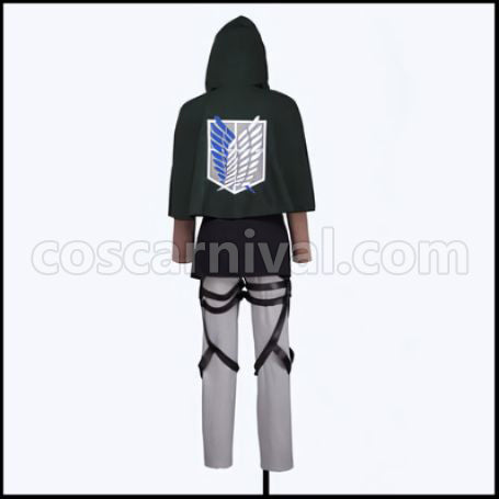 Attack on Titan Survey Corps Uniform Cosplay Costume coscarnival - Detail Close-up