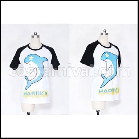Free! Haruka Nanase T-Shirt Cosplay Costume coscarnival - Front View