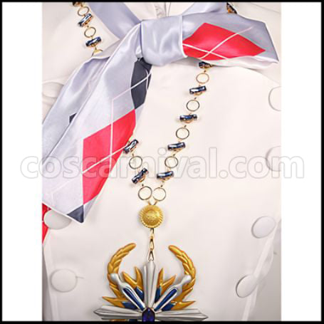 Uta no Prince-sama Maji LOVE 2000% White Badge Sho Kurusu Cosplay Costume coscarnival - Side Profile