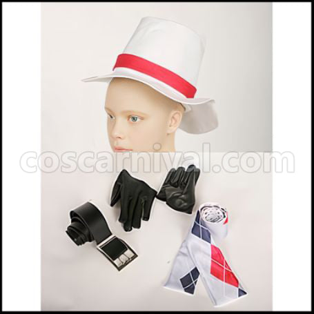 Uta no Prince-sama Maji LOVE 2000% White Badge Sho Kurusu Cosplay Costume coscarnival - Detail Close-up