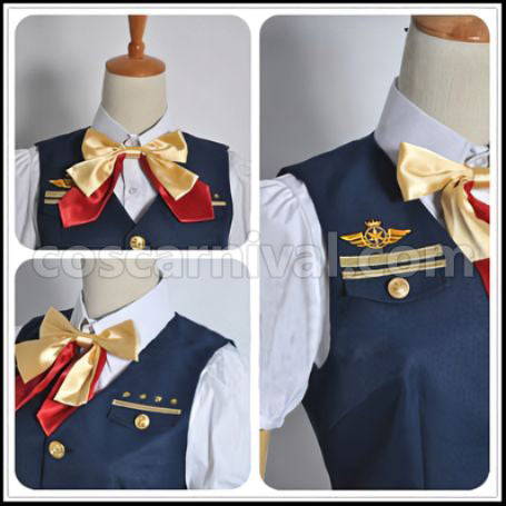 Uta no Prince-sama Shining Airlines Nanami Haruka Cosplay Costume coscarnival - Side Profile
