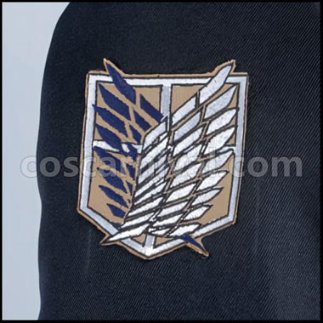 Attack on Titan Wings of Counterattack Online Mikasa Royal Direct Bombardier Cosplay Costume coscarnival - Detail Close-up