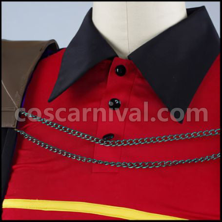 The Devil Is a Part-Timer! Sadao Maou/Satan Jacob Cosplay Costume coscarnival - Side Profile