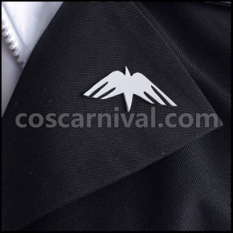 Danganronpa: Trigger Happy Havoc Kyoko Kirigiri Cosplay Costume ver2 coscarnival - Side Profile