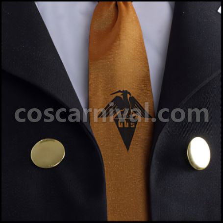 Danganronpa: Trigger Happy Havoc Kyoko Kirigiri Cosplay Costume ver2 coscarnival - Detail Close-up