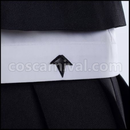 Danganronpa: Trigger Happy Havoc Kyoko Kirigiri Cosplay Costume ver2 coscarnival - Collar Design