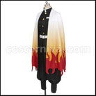 Demon Slayer: Kimetsu no Yaiba Flame Pillar Kyojuro Rengoku Cosplay Costume coscarnival - Side Profile