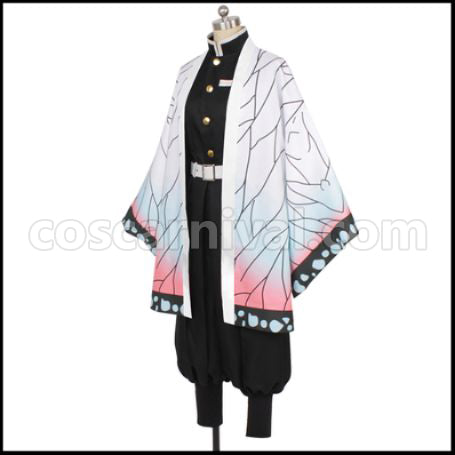 Demon Slayer: Kimetsu no Yaiba Demon Slayer Swordsman Shinobu Kocho Cosplay Costume coscarnival - Side Profile