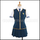 Witchcraft Works Fuyutsuki High School Uniform Cosplay Costume coscarnival - Front View