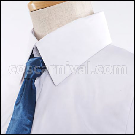 Witchcraft Works Fuyutsuki High School Uniform Cosplay Costume coscarnival - Collar Design