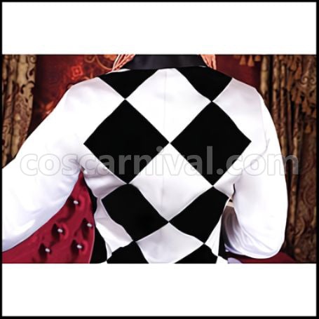 Black Butler Book of Circus Circus Arc Noah's Ark Circus Joker Cosplay Costume coscarnival - Hem Detail