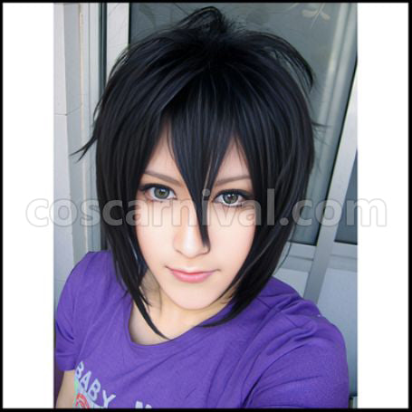 Black Butler Sebastian Butler Outfit Premium Costume + Wig 2 Piece Set coscarnival - Back View