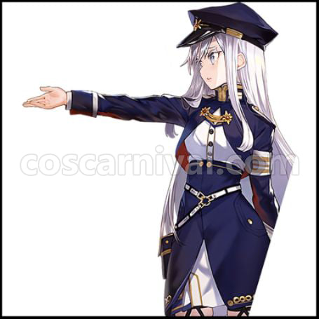 86 Eighty-Six Lena Vladilena Miliz¨¦ Cosplay Costume coscarnival - Front View
