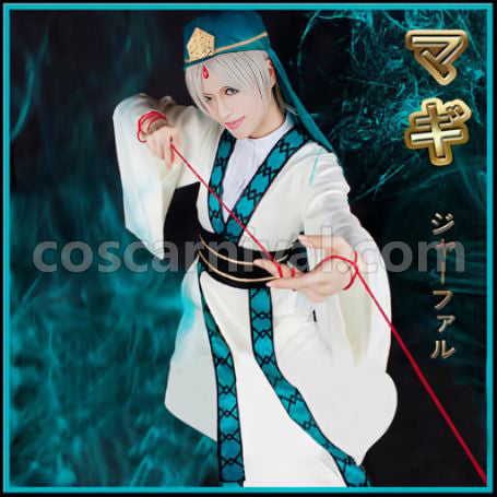 Magi Ja'far Cosplay Costume ver2 coscarnival - Front View