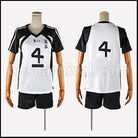 Haikyuu!! Fukurodani Academy High School Volleyball Captain Kotaro Bokuto Uniform Cosplay Costume coscarnival - Front View