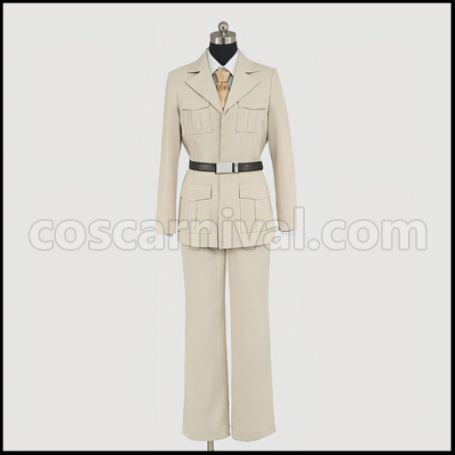 Axis Powers Hetalia American Military Uniform Cosplay Costume coscarnival - Detail Close-up