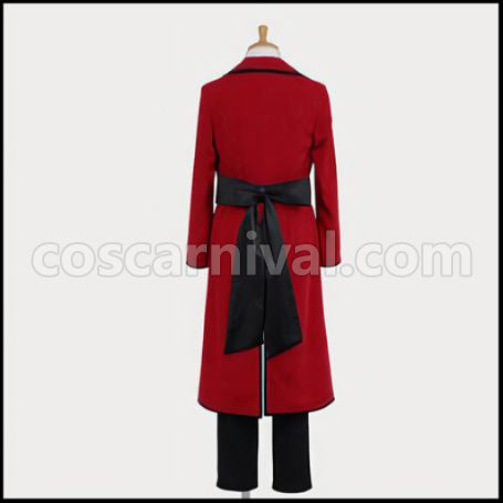 Black Butler Grell Sutcliff Cosplay Costume coscarnival - Back View