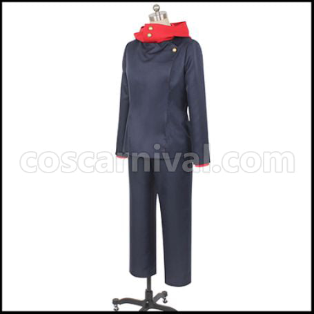 Jujutsu Kaisen Anime Version Yuji Itadori Cosplay Costume coscarnival - Side Profile