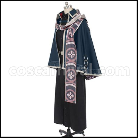 The Wizard's Promise Mahoyaku East Country Faust Cosplay Costume coscarnival - Side Profile