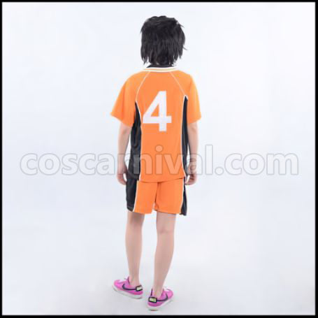 Haikyuu!! Yu Nishinoya Karasuno High School Volleyball Club Uniform Cosplay Costume coscarnival - Detail Close-up