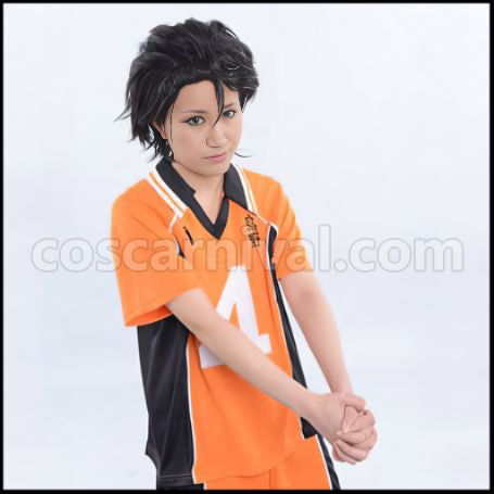 Haikyuu!! Yu Nishinoya Karasuno High School Volleyball Club Uniform Cosplay Costume coscarnival - Cuff Style