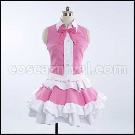 Danganronpa: Trigger Happy Havoc Sayaka Maizono Cosplay Costume coscarnival - Front View