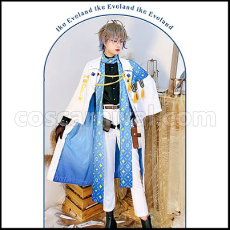 [Nijisanji Costume] Nijisanji VTuber Ike Eveland Cosplay Costume coscarnival - Front View
