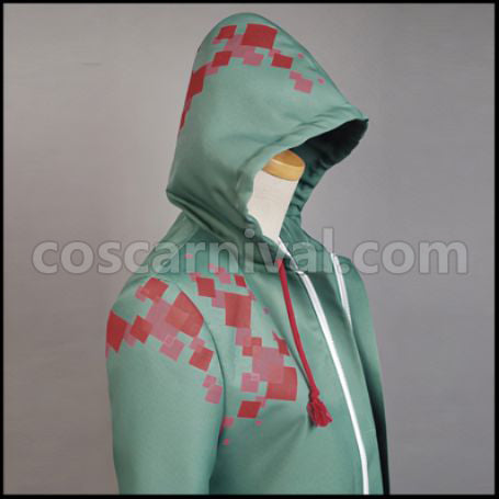 Super Danganronpa 2 Goodbye Despair Nagito Komaeda Cosplay Costume coscarnival - Hem Detail