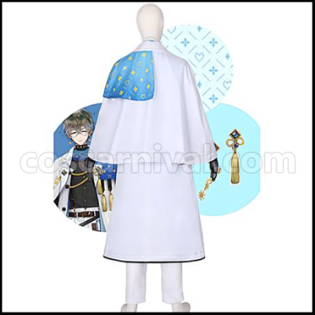 [Nijisanji Costume] Nijisanji VTuber Ike Eveland Cosplay Costume coscarnival - Detail Close-up