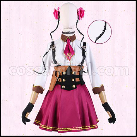 Nijisanji VTuber Rosemi Lovelock Cosplay Costume coscarnival - Detail Close-up