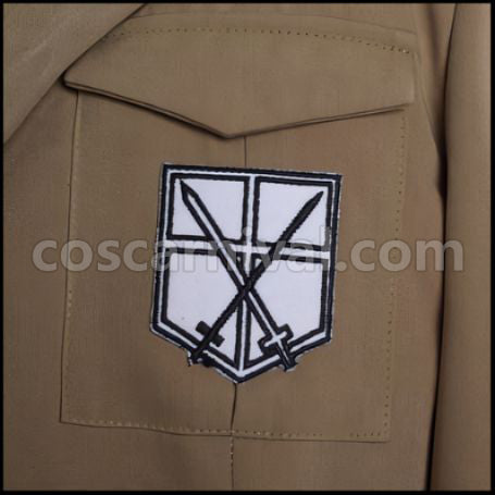 Attack on Titan Scout Regiment Mikasa Ackerman Cosplay Costume coscarnival - Cuff Style