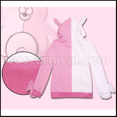 Super Danganronpa 2 Goodbye Despair Monomi Cosplay Costume coscarnival - Back View