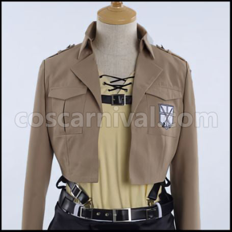 Attack on Titan Scout Regiment Eren Yeager Cosplay Costume coscarnival - Collar Design