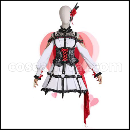 Hatsune Miku: Colorful Stage! Mizuki Akiyama Cosplay Costume coscarnival - Front View