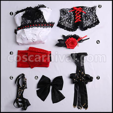 Hatsune Miku: Colorful Stage! Mizuki Akiyama Cosplay Costume coscarnival - Collar Design