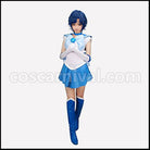 Sailor Moon Ami Mizuno Sailor Mercury Cosplay Costume coscarnival - Front View
