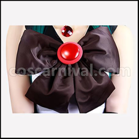 Sailor Moon Setsuna Meioh Sailor Pluto Cosplay Costume coscarnival - Side Profile
