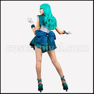 Sailor Moon Michiru Kaioh Sailor Neptune Cosplay Costume coscarnival - Back View