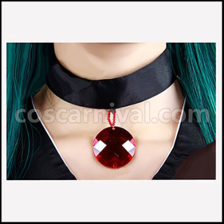Sailor Moon Setsuna Meioh Sailor Pluto Cosplay Costume coscarnival - Hem Detail