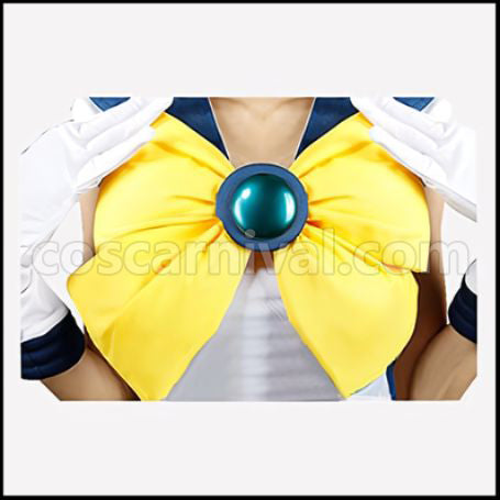 Sailor Moon Haruka Tenou Sailor Uranus Cosplay Costume coscarnival - Side Profile